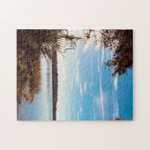 Puzzle Au-dessus du lac sur une (Horizontal)