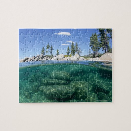 Puzzle Au-dessus et au-dessous du lac Tahoe (Horizontal)