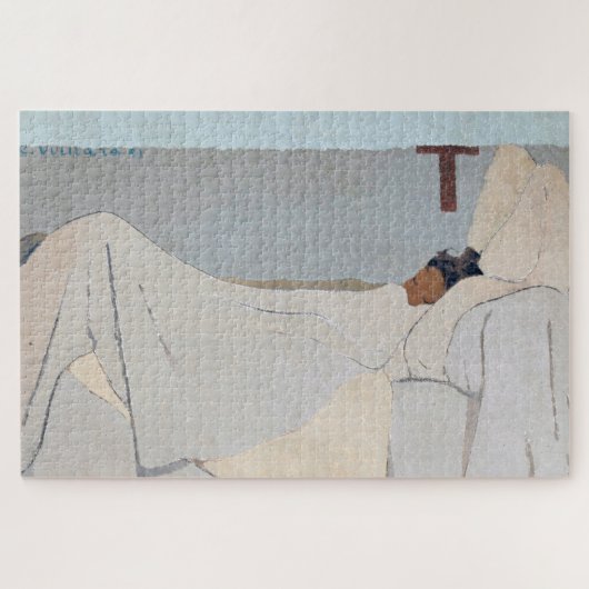 Puzzle Au lit, Édouard Vuillard (Horizontal)