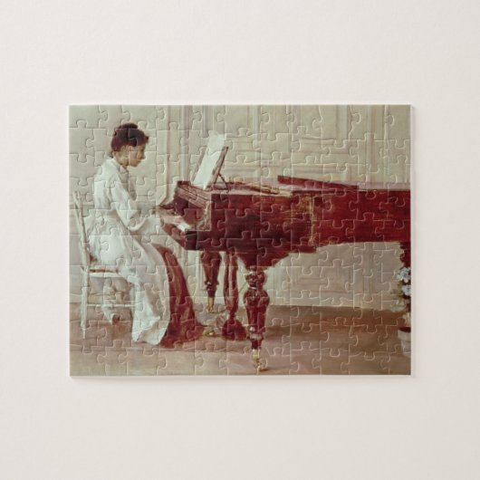 Puzzle Au piano, 1887 (huile sur la toile) (Horizontal)