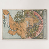 Puzzle Au Quartier Latin (1897) - Alphonse Mucha (Horizontal)