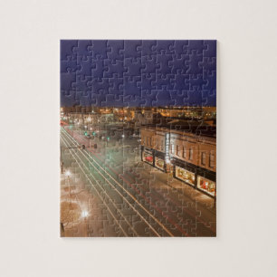 Puzzle Aube sur Main Street de Bismarck, Dakota du Nord