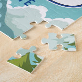 Puzzle Auburn, Maine, vallée perdue ski (Côté)