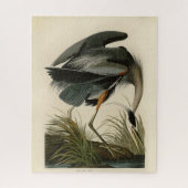 Puzzle Audubon Great Blue Heron Marsh Bird (Vertical)