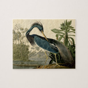 Puzzle Audubon Louisiana Heron Birds America Art