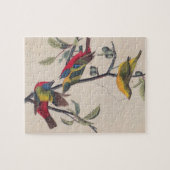 Puzzle Audubon Peint Bunting Bird Wildlife (Horizontal)