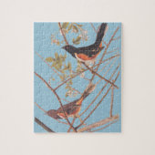 Puzzle Audubon's Towee Bunting (Vertical)