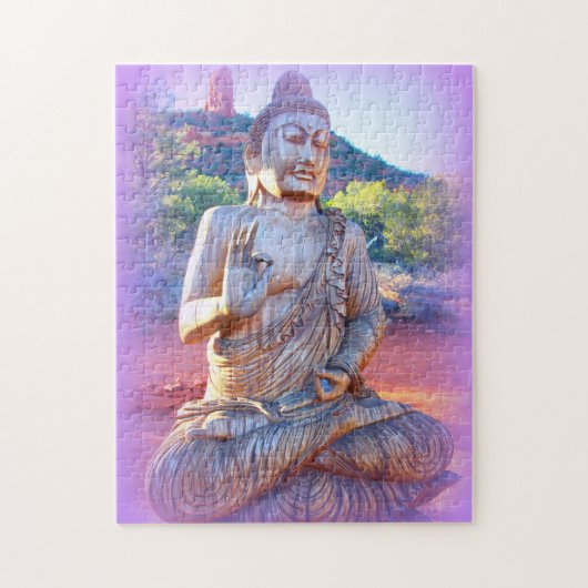 Puzzle aura Bouddha de lavande (Vertical)