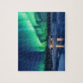 Puzzle Aurora boréal Islande (Vertical)