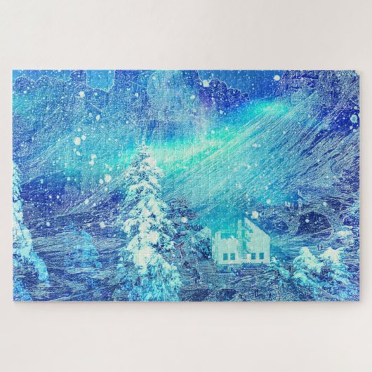 Puzzle Aurora Dans Les Vallées (Horizontal)