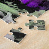 Puzzle Aurora par Clive Henry nuit rose violet (Côté)