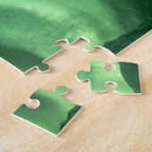 Puzzle Aurore boréale au-dessus des contreforts (Côté)