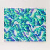 Puzzle Aurore Boréale Motif Abstrait (Horizontal)