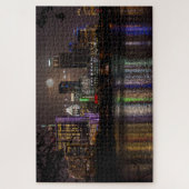 Puzzle Austin, Texas Skyline Pleine lune (Vertical)