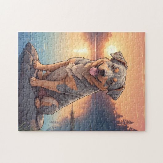 Puzzle Australian Cattle dog (Horizontal)