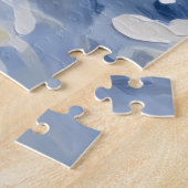 Puzzle Australian Cattle Dog Christmas Red Truck Holiday (Côté)