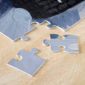 Puzzle Australian Shepherd Christmas Red Truck Holiday (Côté)