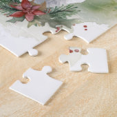 Puzzle Australian Shepherd Christmas Wreath Festive Pup (Côté)