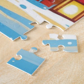 Puzzle Australian Shepherd Dogs Christmas Snow Holiday (Côté)