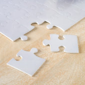 Puzzle Australian Shepherd hiver neige de Noël (Côté)