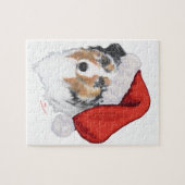 Puzzle Australian Shepherd Noël (Horizontal)