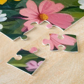 Puzzle Australian Shepherd Spring Wildflower Dog (Côté)