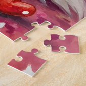 Puzzle Australian Shepherd Valentine Dog Art with Hearts (Côté)