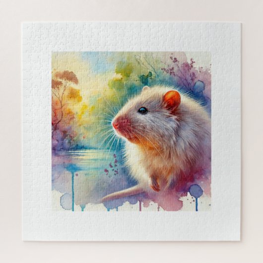Puzzle Australian swamp rat 010824AREF143 - Watercolor (Vertical)