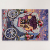 Puzzle Australian Terrier Dog Valentine's Day (Horizontal)