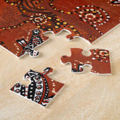 PUZZLE AUSTRALIE ART CROCODILE (Côté)