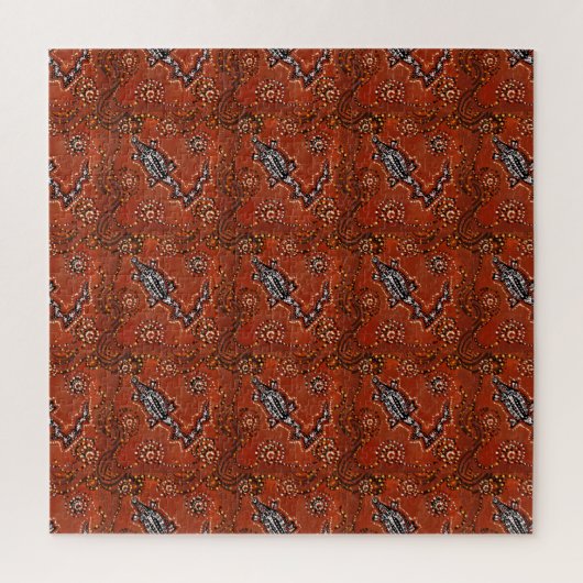 PUZZLE AUSTRALIE ART CROCODILE (Vertical)