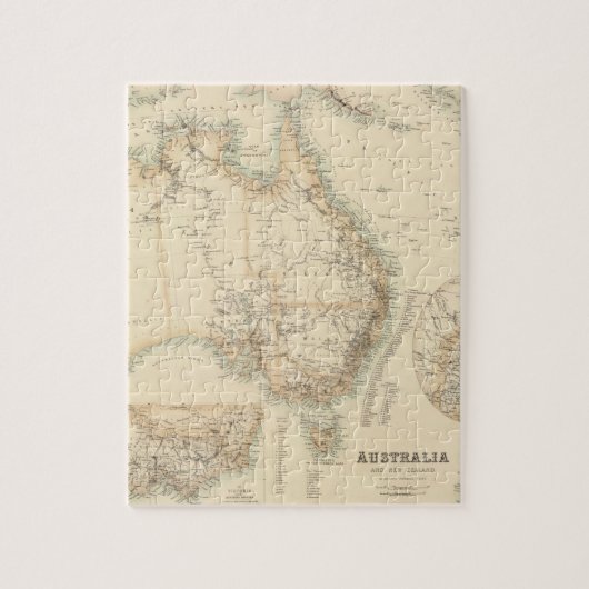 Puzzle Australie et Nouvelle-Zélande (Vertical)