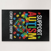 Puzzle Autism awareness (Horizontal)