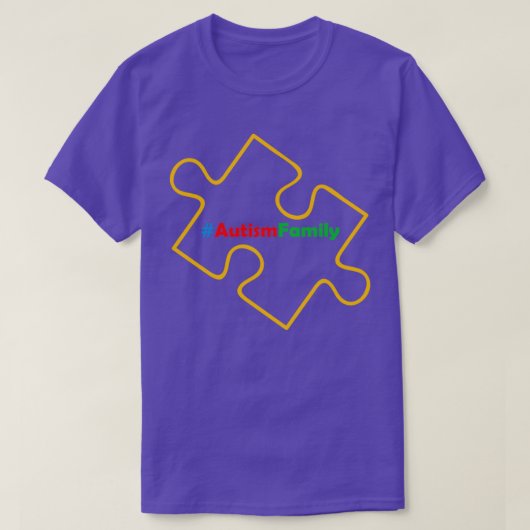 Puzzle Autism Teacher Special Education Family Kin T-shirt (Design voorkant)