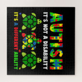 Puzzle Autiste | L'autisme, ce n'est pas un handicap (Horizontal)