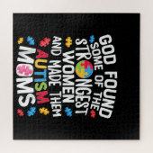 Puzzle Autistic | God Found Some Of The Strongest Women (Horizontal)
