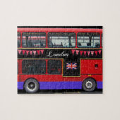 Puzzle Autobus rouge double Decker de Londres (Horizontal)