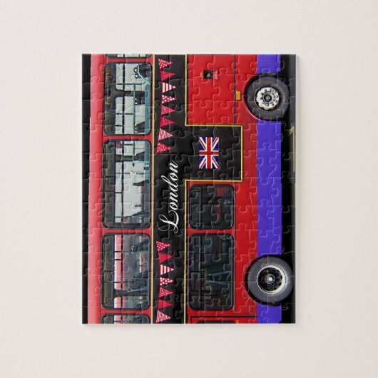 Puzzle Autobus rouge double Decker de Londres (Vertical)
