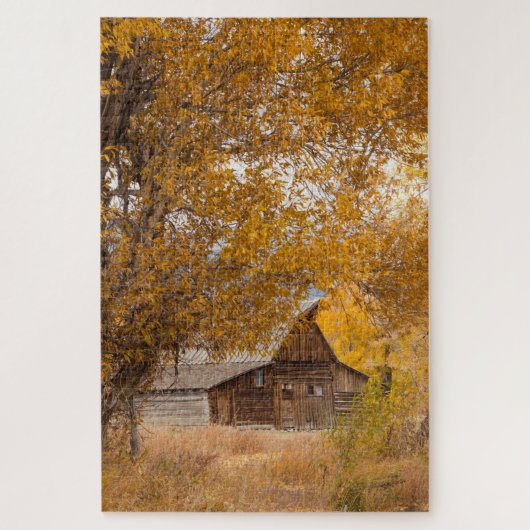 Puzzle Automne à Mormon Row (Vertical)