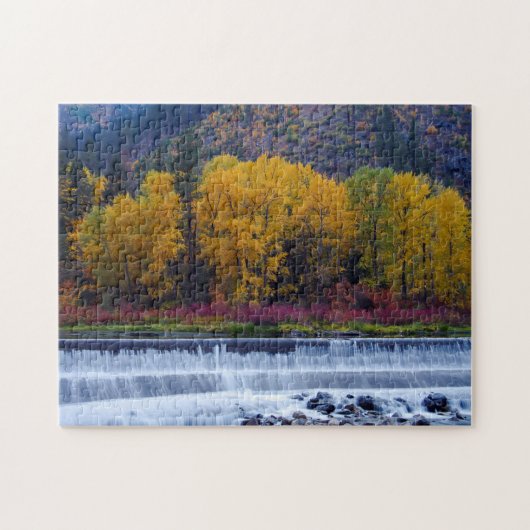 Puzzle Automne au barrage de Wenatchee (Horizontal)