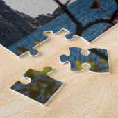 Puzzle Automne au phare de roche de fente (Côté)