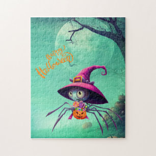 Puzzle Automne/automne/araignée/sorcière/halloween