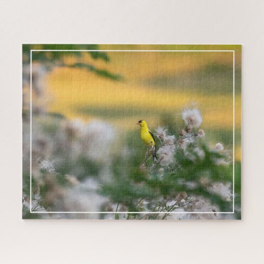 Puzzle Automne Goldfinch Et Thistle (Horizontal)
