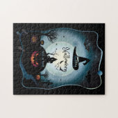 Puzzle Automne Halloween Party "tour ou régaler" art drôl (Horizontal)