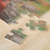 Puzzle Automne Japonais Moderne Jardin Aquarelle (Côté)