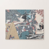Puzzle Automne japonais Ukiyo-e Momijigari aucun himegimi (Horizontal)