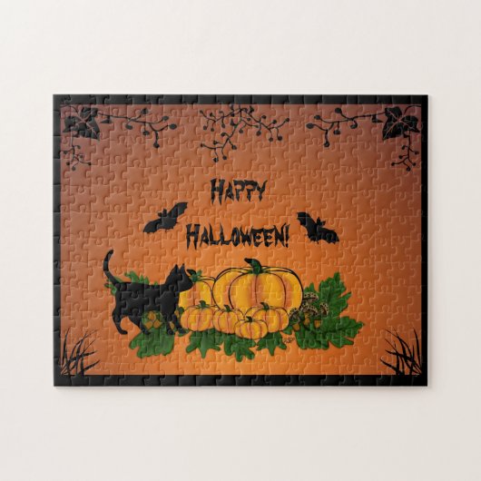 Puzzle Automne, Joyeux Halloween ! (Horizontal)