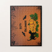 Puzzle Automne, Joyeux Halloween ! (Vertical)