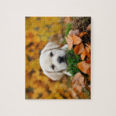 Puzzle Automne Labrador (Vertical)