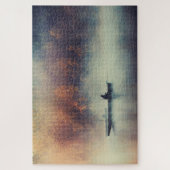 Puzzle Automne Matin Pêche S'Échapper Au Lac (Vertical)